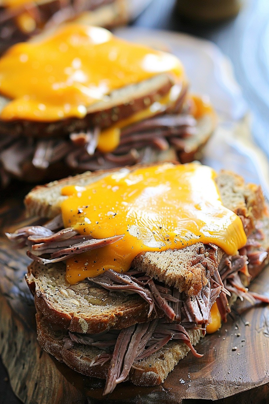 Beef And Cheddar Sandwich Recipe