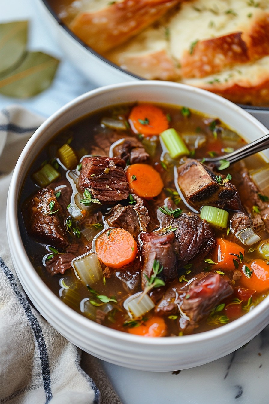 Beef Soup With Bones Recipe
