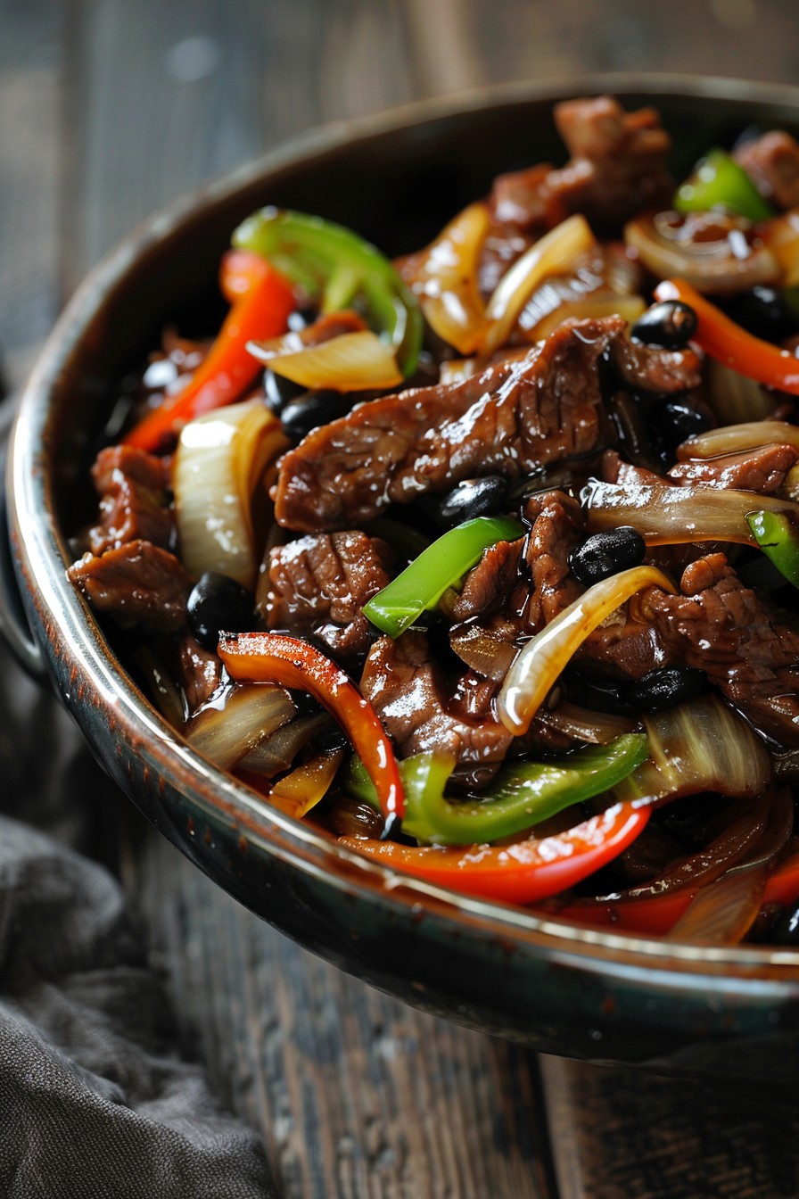 Black Bean Beef Recipe