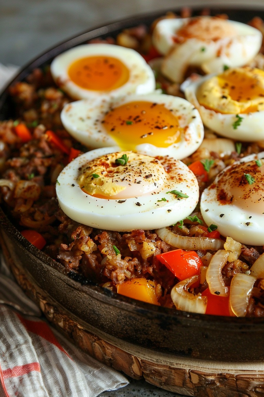 Canned Corned Beef Hash And Eggs Recipe