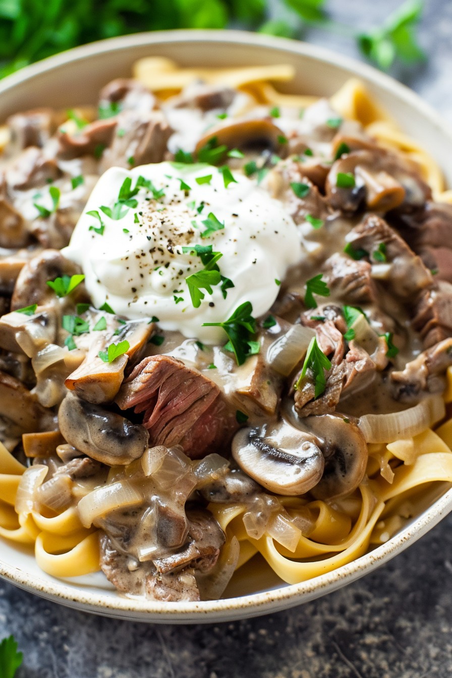 Gluten Free Beef Stroganoff Recipe