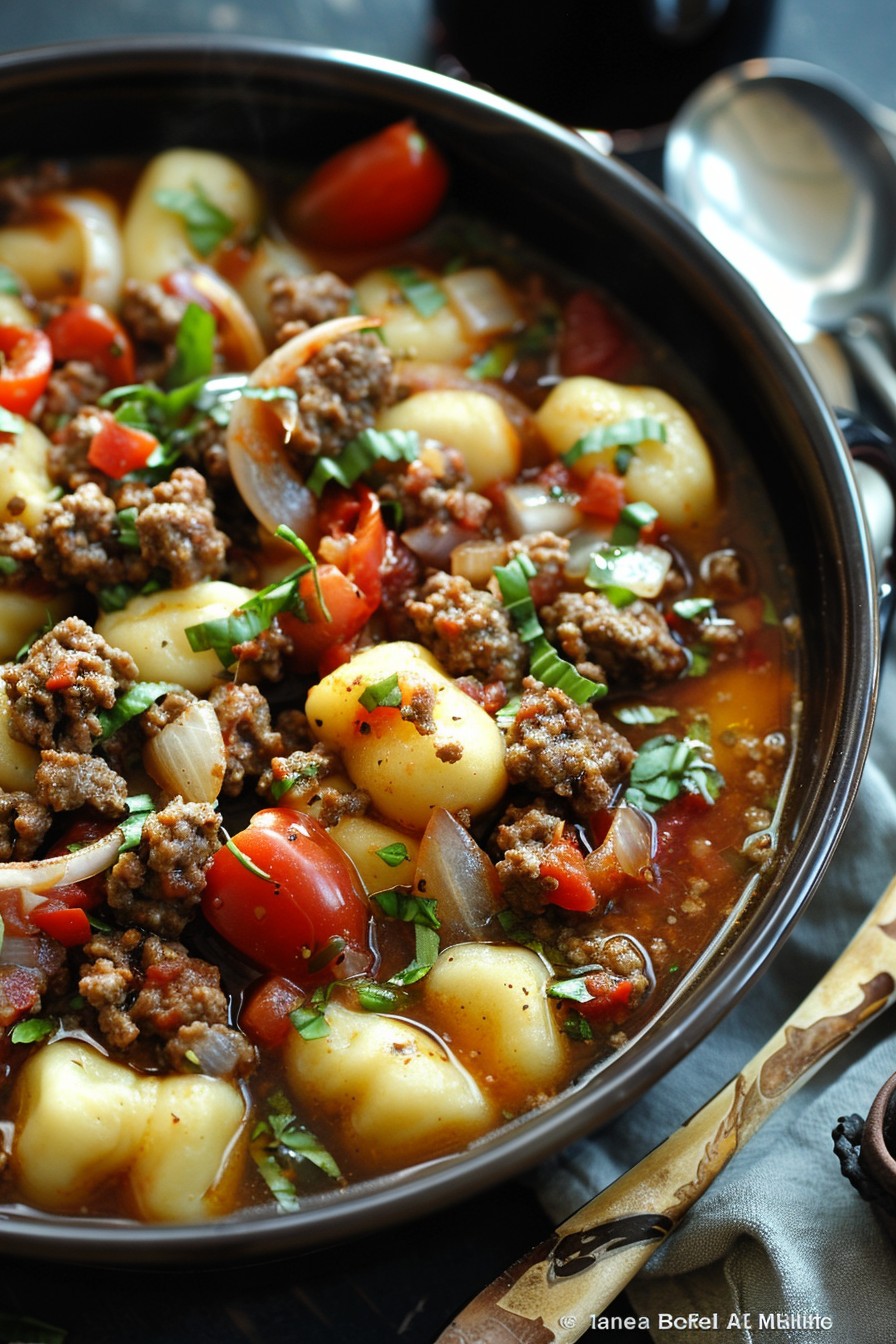 Ground Beef And Gnocchi Recipe