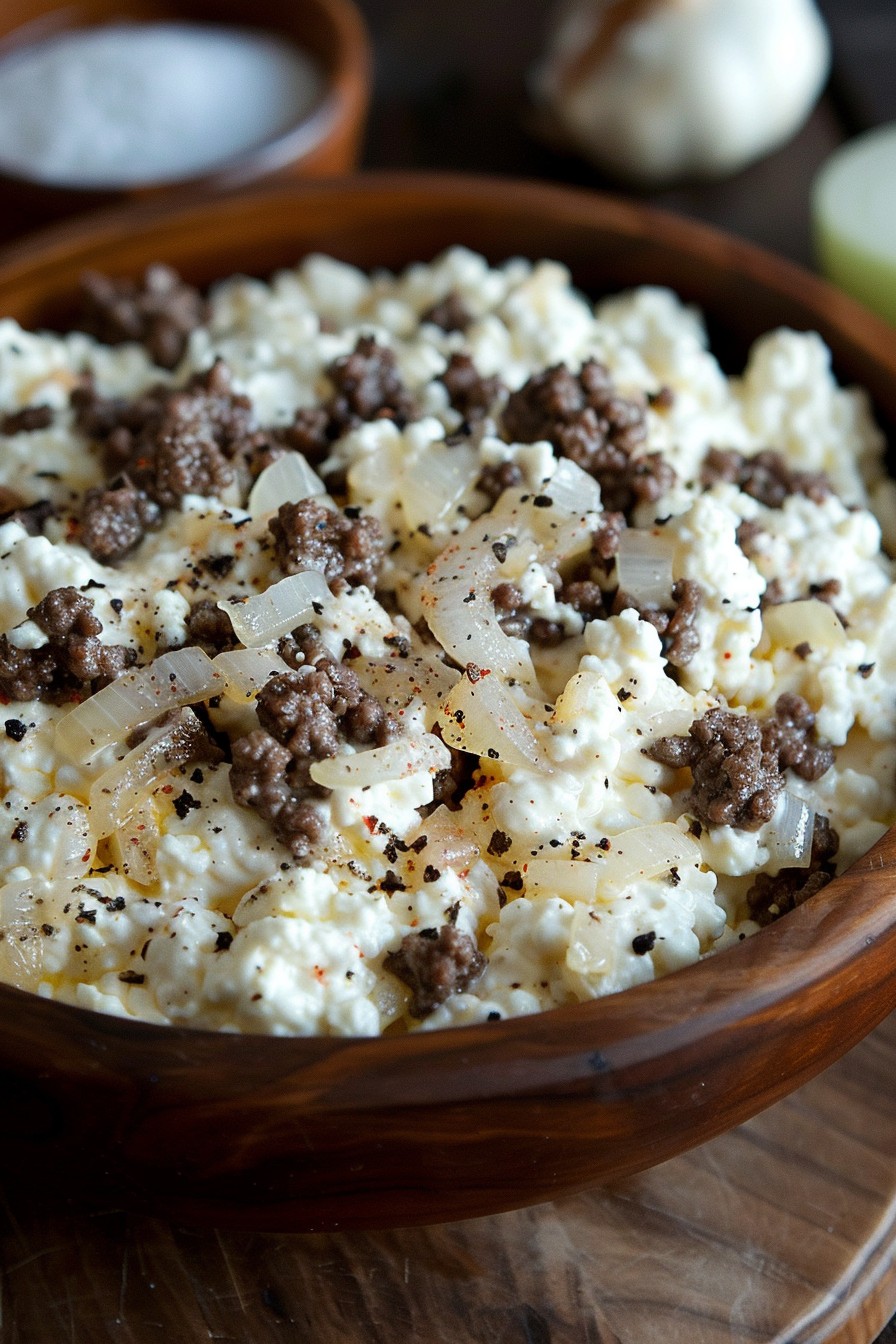 Ground Beef Cottage Cheese Recipe