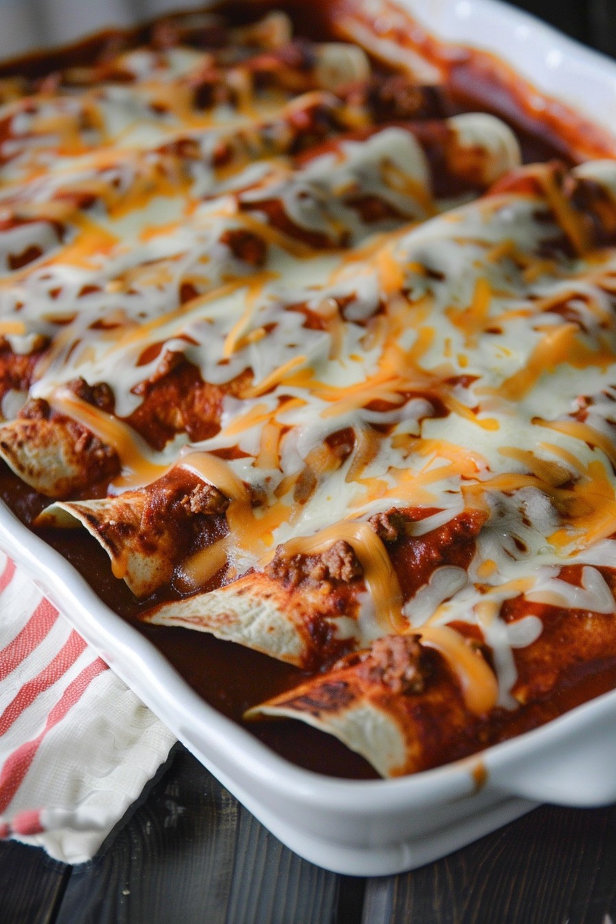 Ground Beef Enchiladas Recipe