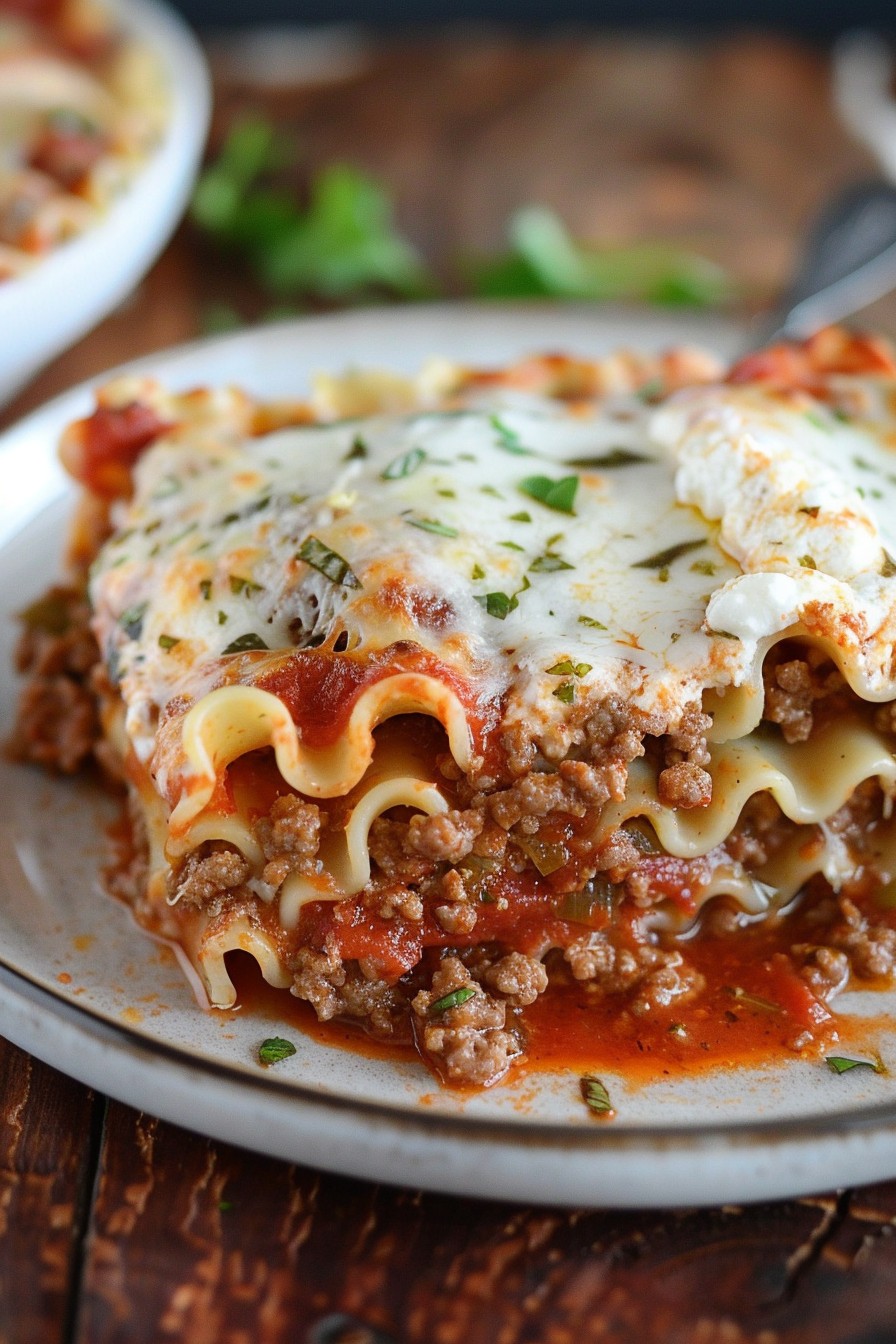 Ground Beef Lasagna Recipe Easy