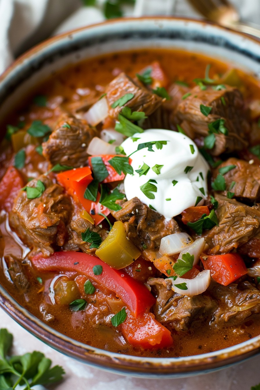 Hungarian Paprika Goulash Recipe