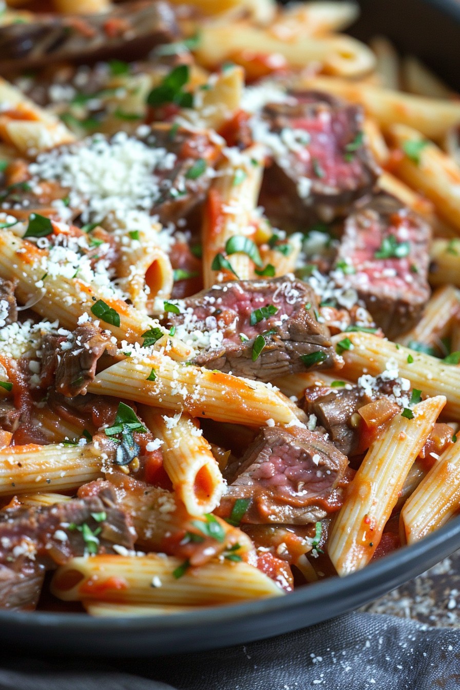 Italian Steak Pasta Recipe
