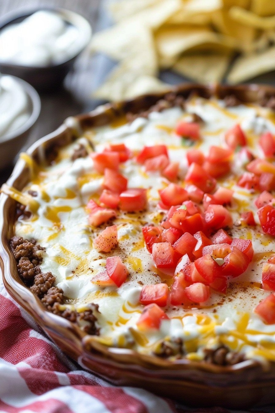 Nacho Dip Recipe With Ground Beef