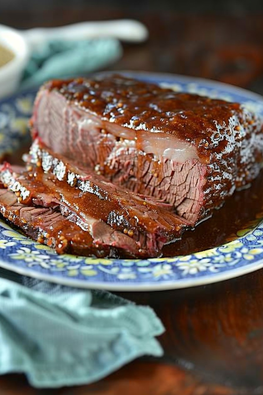 Oven Baked Glazed Corned Beef Recipe