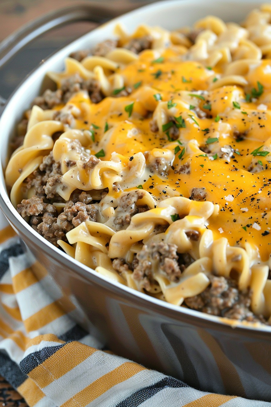 Oven Ground Beef And Noodle Recipe