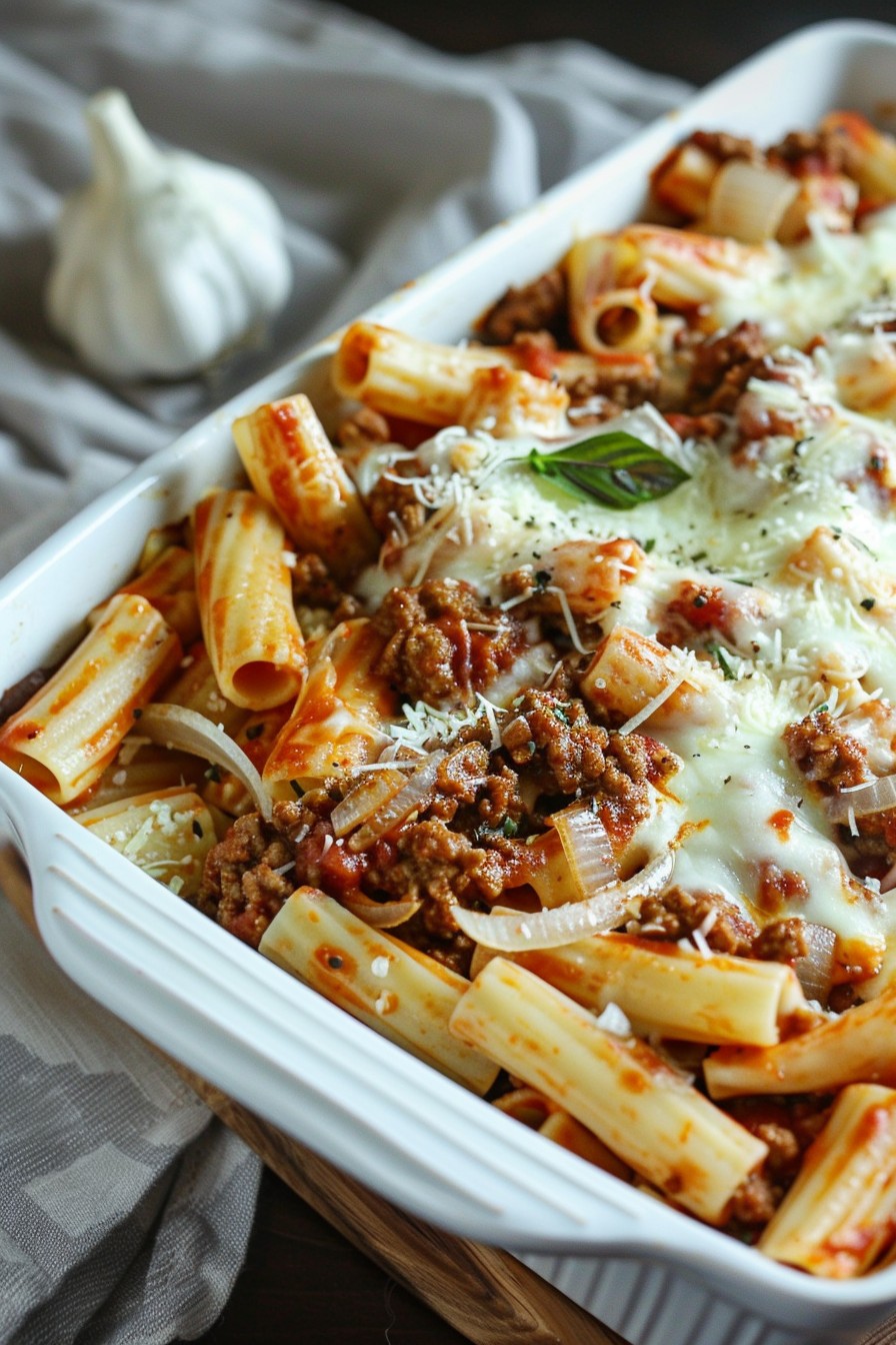 Pasta Beef Bake Recipe
