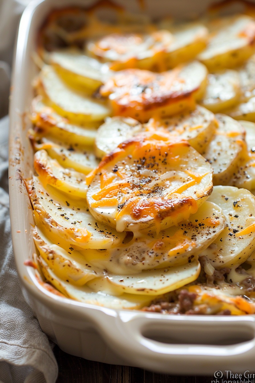 Potato And Ground Beef Casserole Recipe
