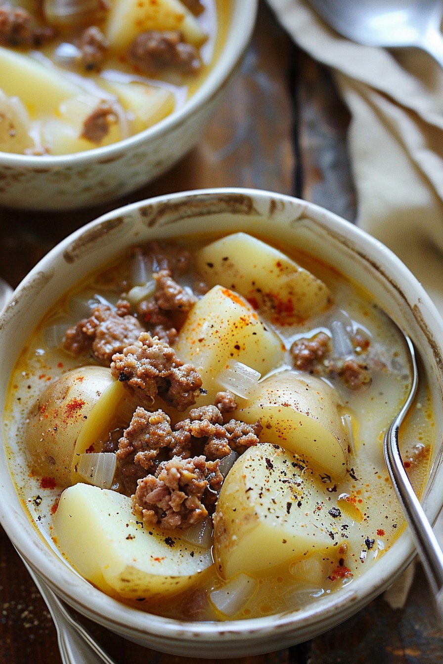Potato Soup Recipe With Ground Beef