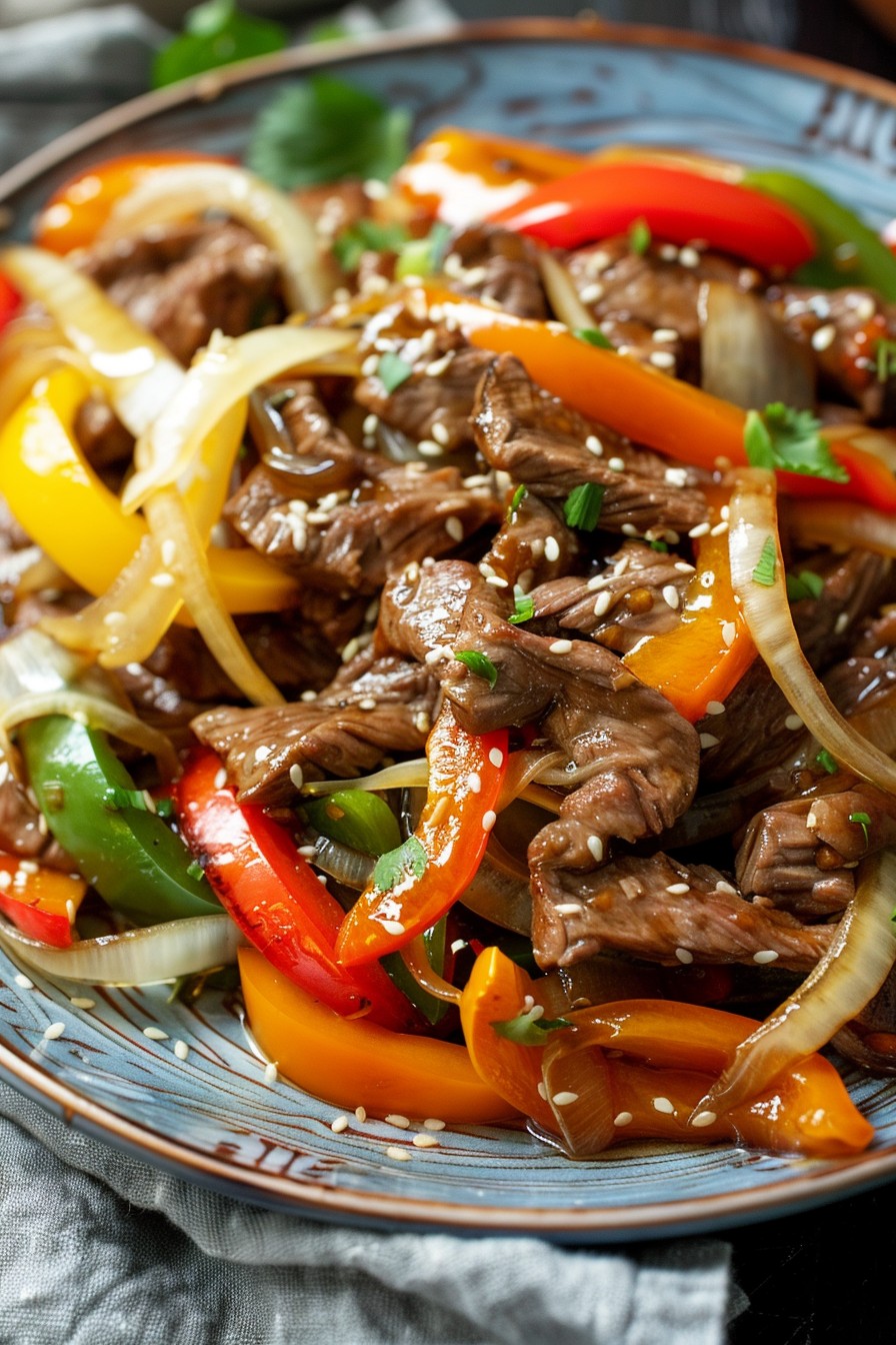 Recipe For Beef Stir Fry With Peppers And Onions