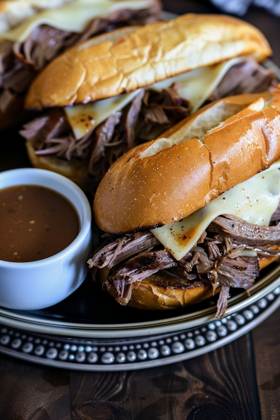 Recipe For French Dip Sandwiches With Roast Beef