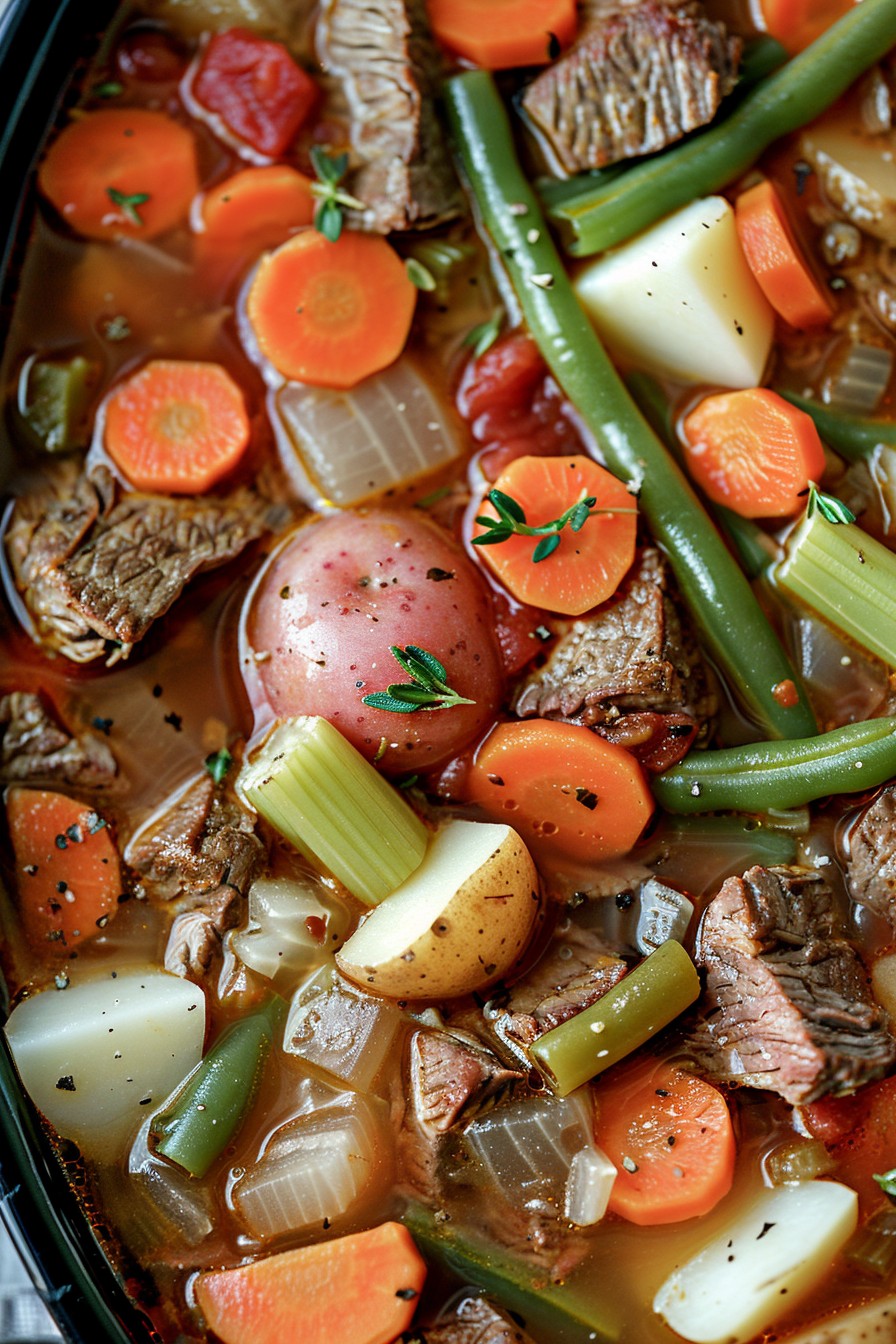 Recipe For Slow Cooker Vegetable Beef Soup