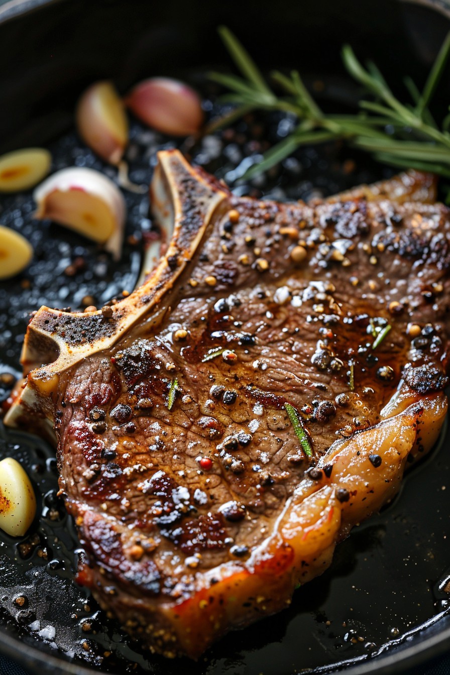 Recipe For T Bone Steak In Cast Iron Pan