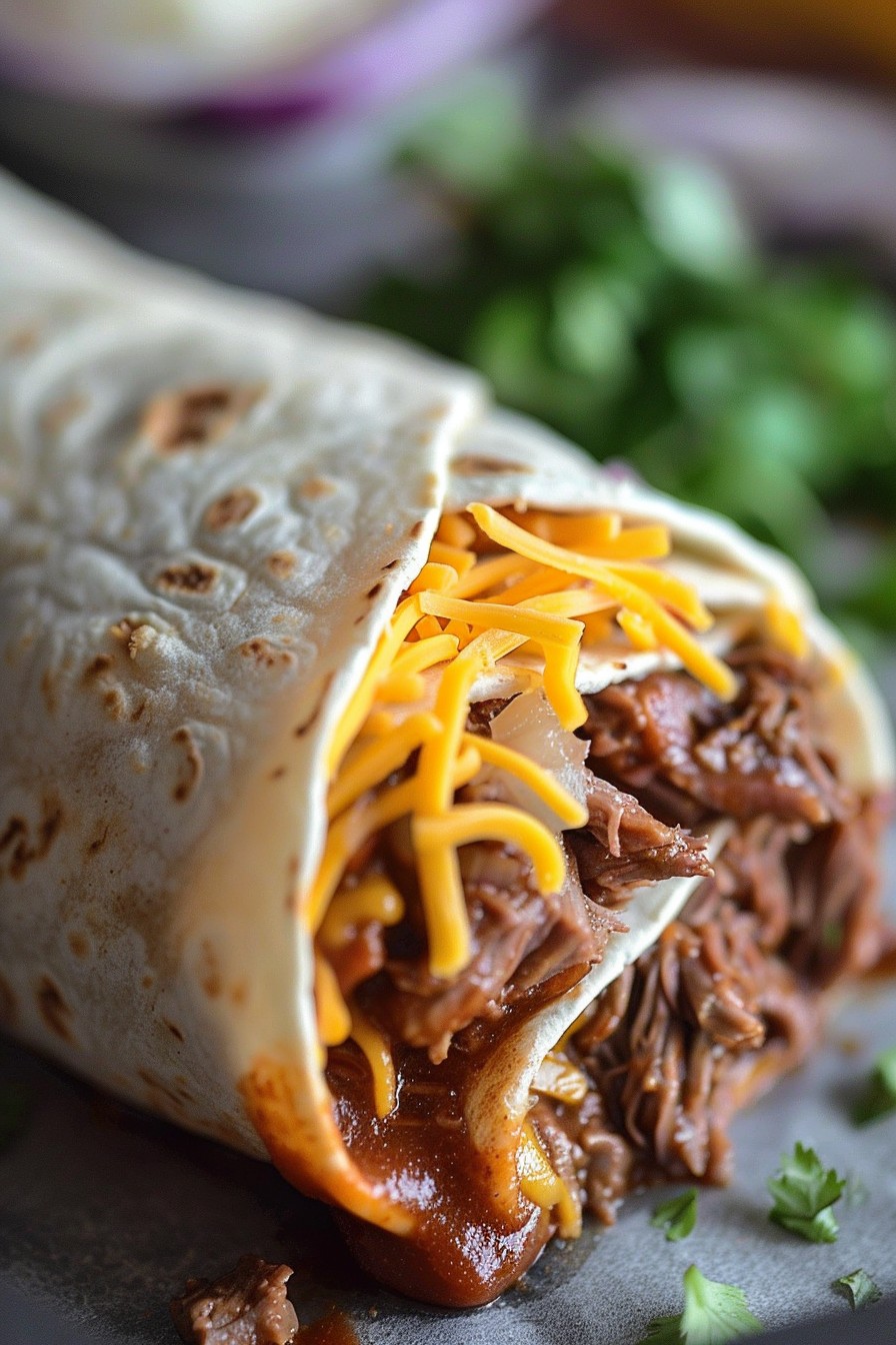 Shredded Beef Wet Burrito Recipe