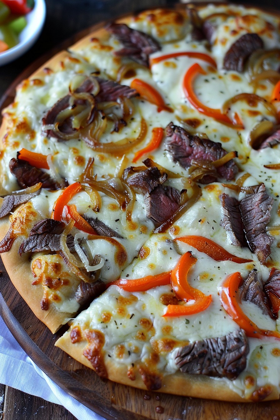 Steak And Cheese Pizza Recipe