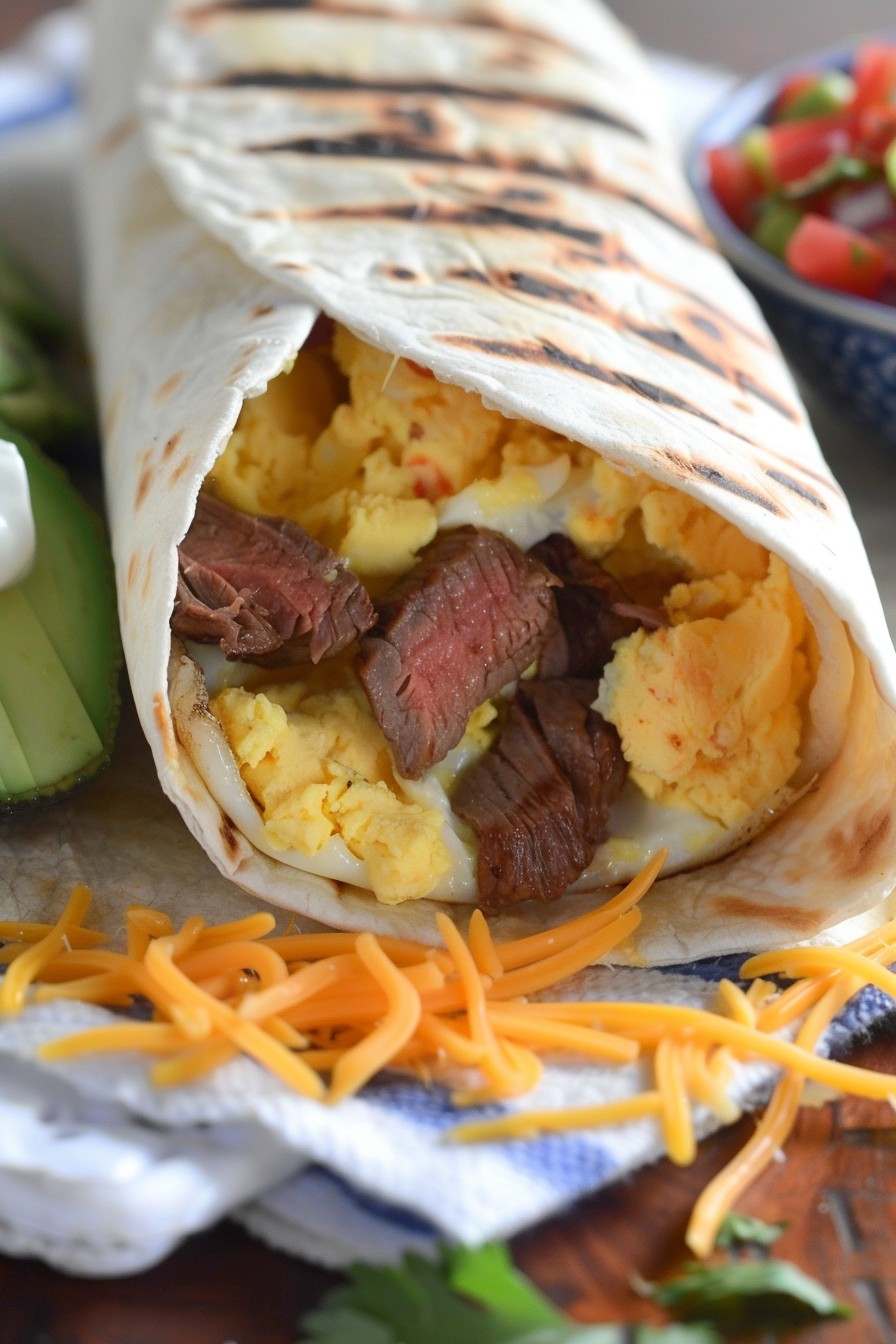 Steak And Egg Burrito Recipe