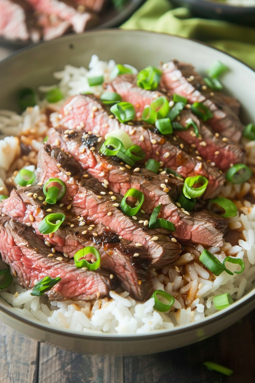 Steak And Rice Bowl Recipe