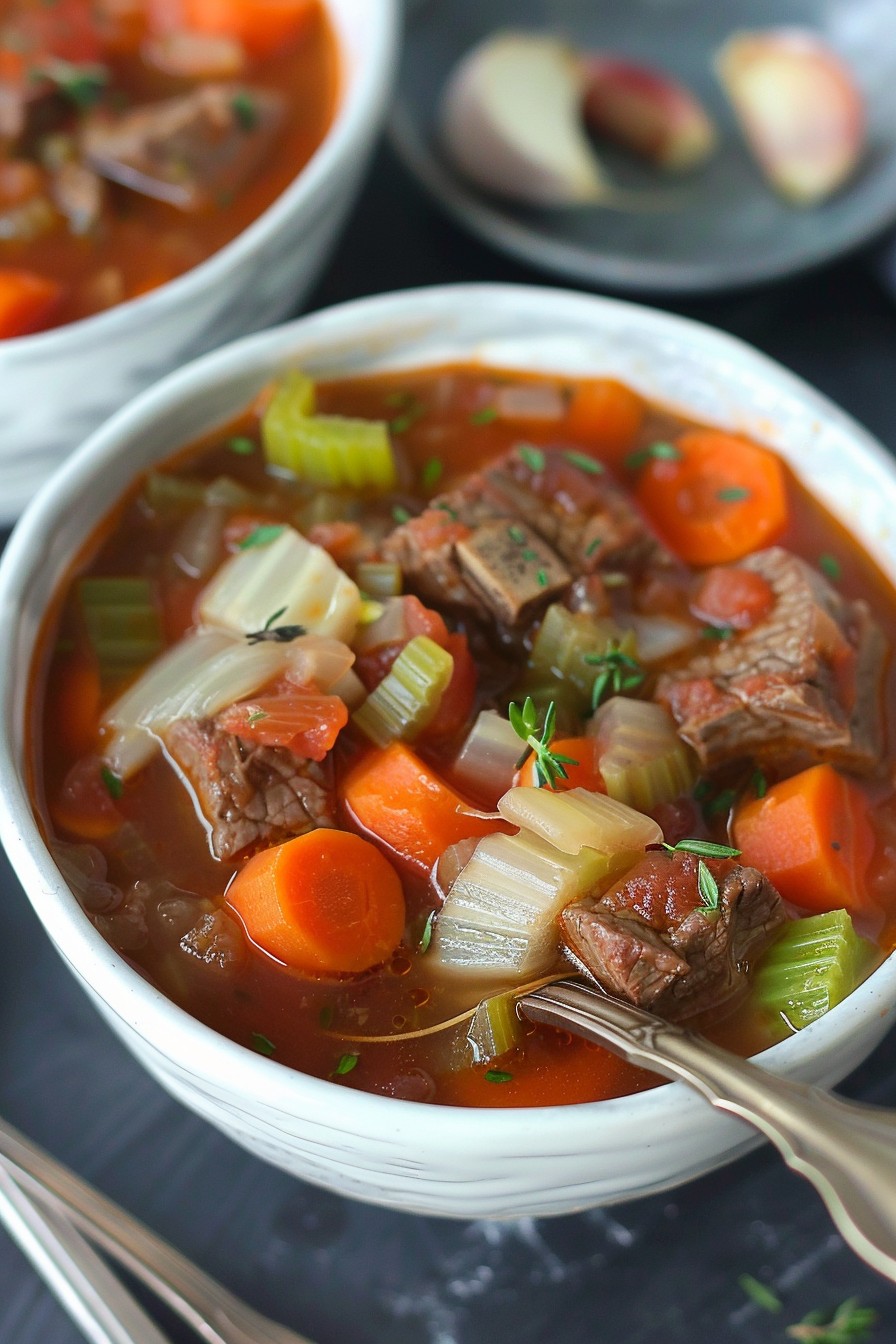 Vegetable Beef Soup Recipe With Cabbage
