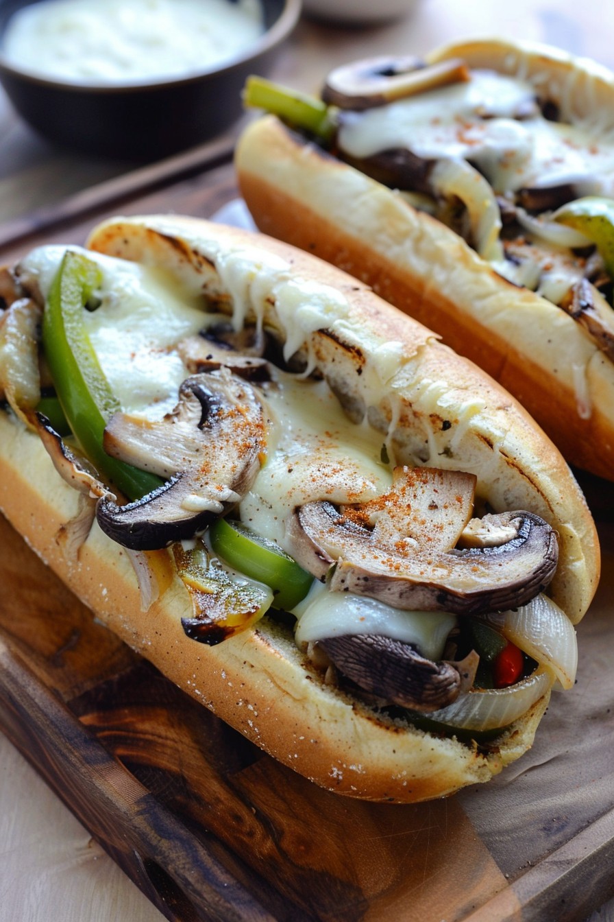 Vegetarian Philly Cheesesteak Recipe